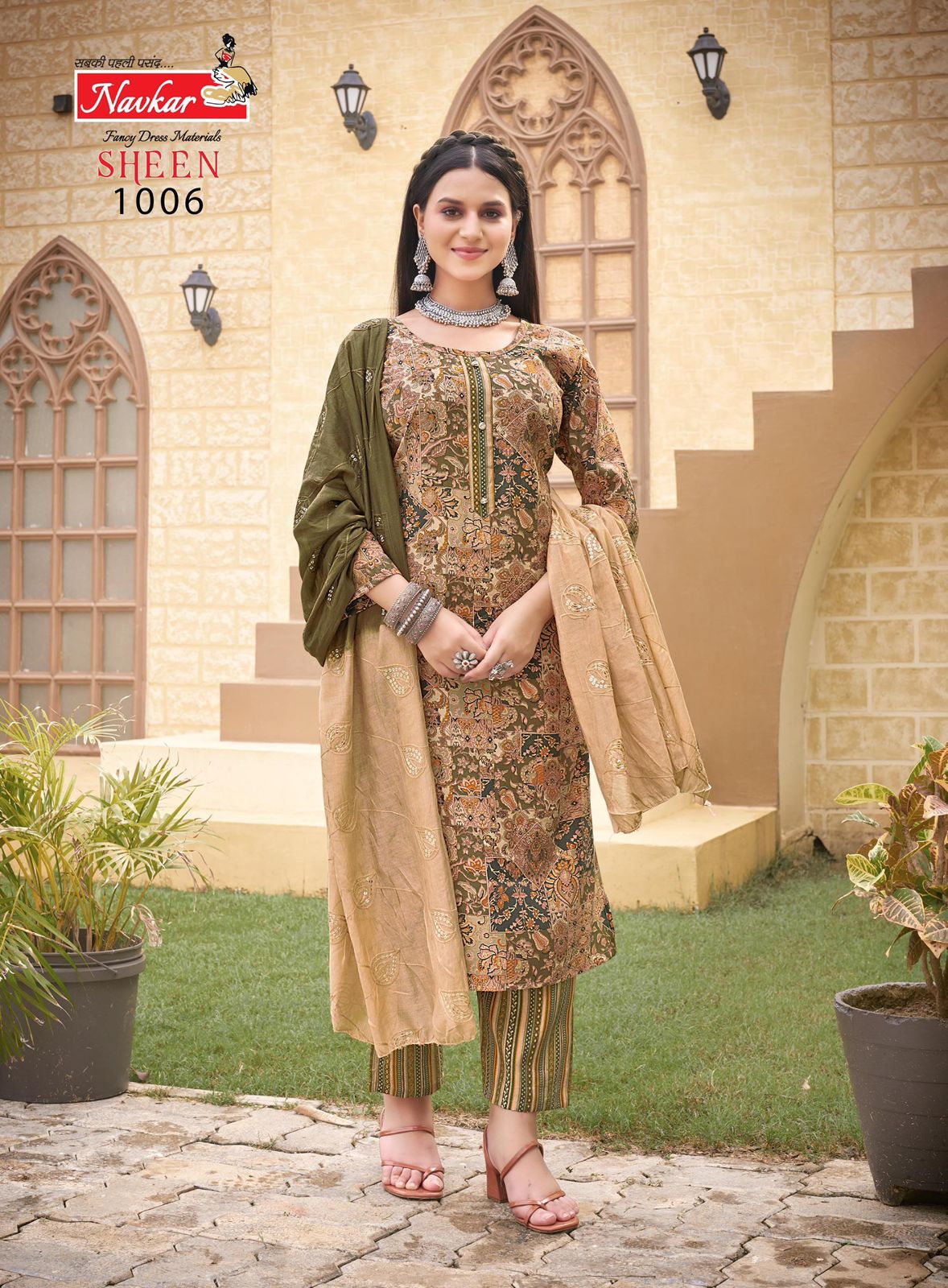 Sheen Vol 3 By Navkar Muslin Printed Kurti With Bottom Dupatta Wholesale Shop In Surat
